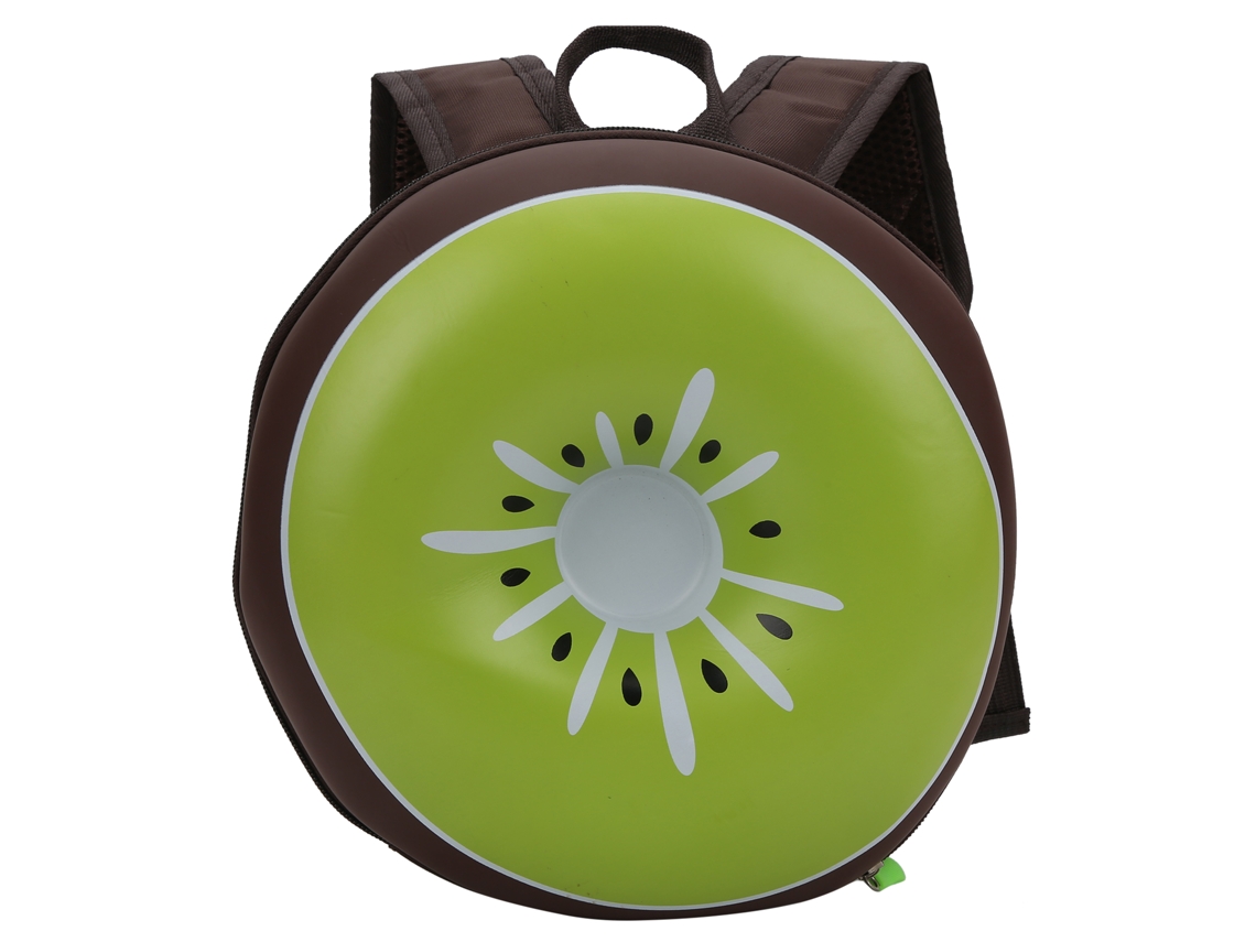 Mali mochila Infantil Forma de Fruta Fofa para Jardim de Infância com Alças Ajustáveis Abacate