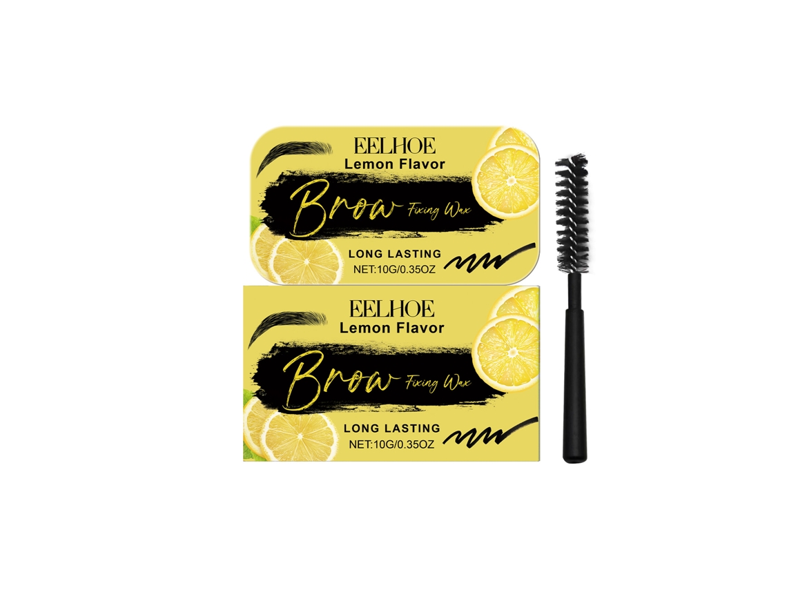 Cera para Sobrancelhas LAXISCREED, Modelagem com Aroma a Limão, para um Visual Bem Definido