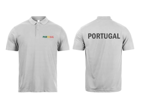 Polo TOPBRANDS Portugal Fanático Branco (S)