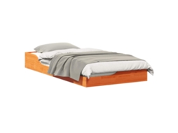 Estrutura da Cama Marrom Cera 90 X 190 Cm MAISON EXCLUSIVE