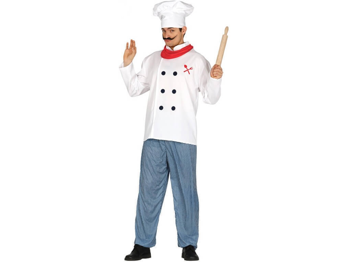 Fato de Homem DISFRAZZES Cozinheiro (Tam: M)