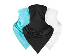 3pcs Bandana Triangular de Seda Gelada Verão Máscara Facial Protetora UV Ciclistismo Respirável | S/MARCA
