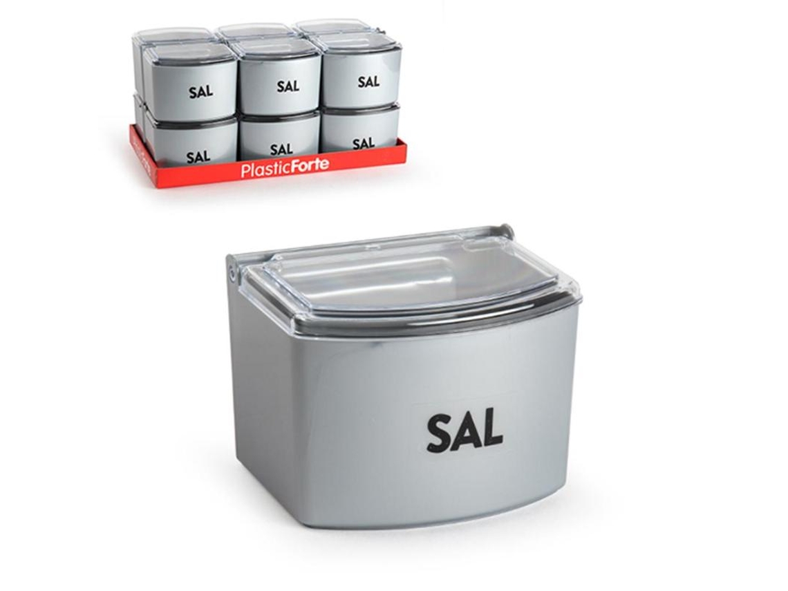 Salero con tapa plata