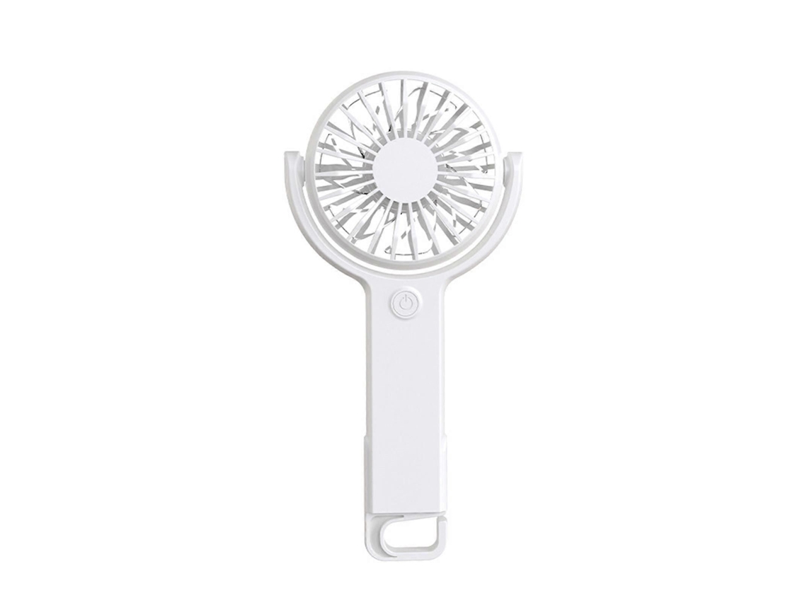 Ventilador Portátil Recarregável 1200mah 5 Velocidades De Eletricidade Com Gancho Dobrável B