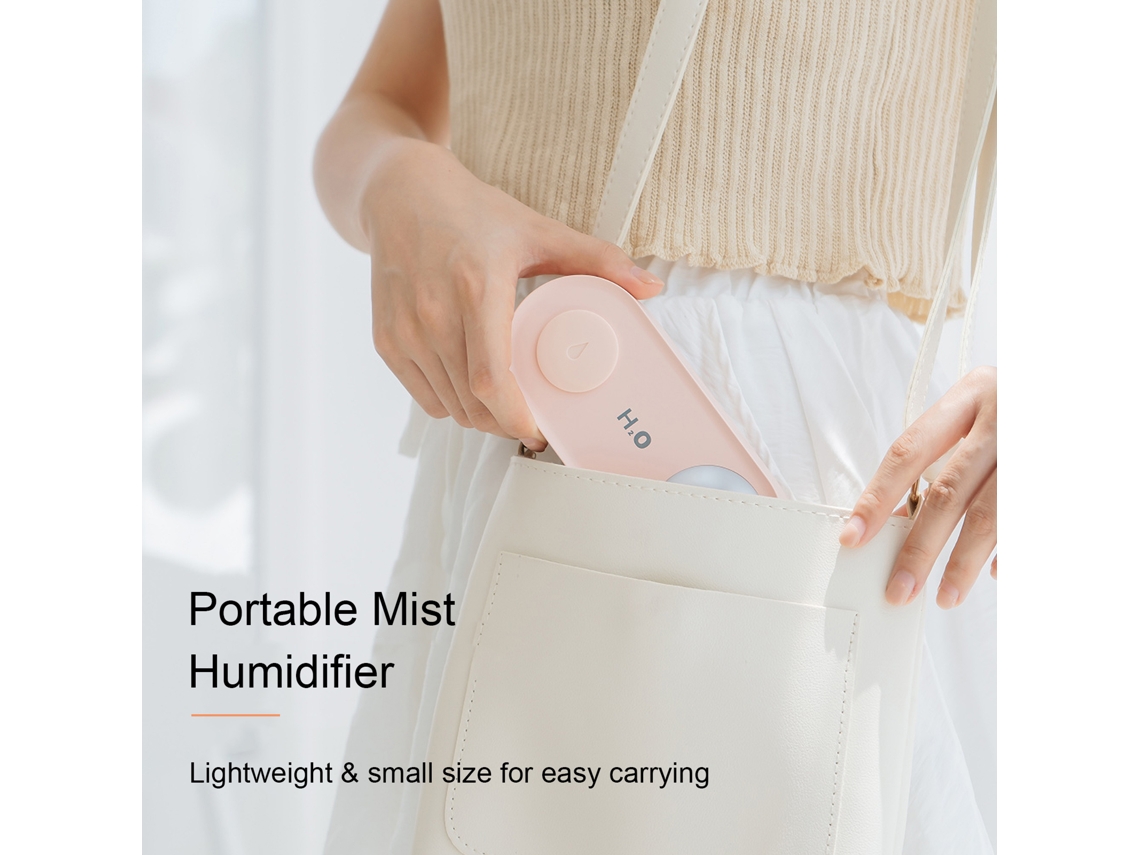 Umidificador Portátil de Garrafa de Água com Luz Noturna Usb Recarregável Névoa Fria 2 Modos | S/MARCA