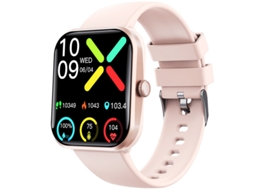 SHAH ARPAN Smart Watch F96 Sos Alarme Freqüência Cardíaca Pressão Arterial Temperatura Chamada Bluetooth Rosa