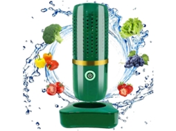 Máquina De Lavar Frutas E Legumes, Recarregável E Verde.