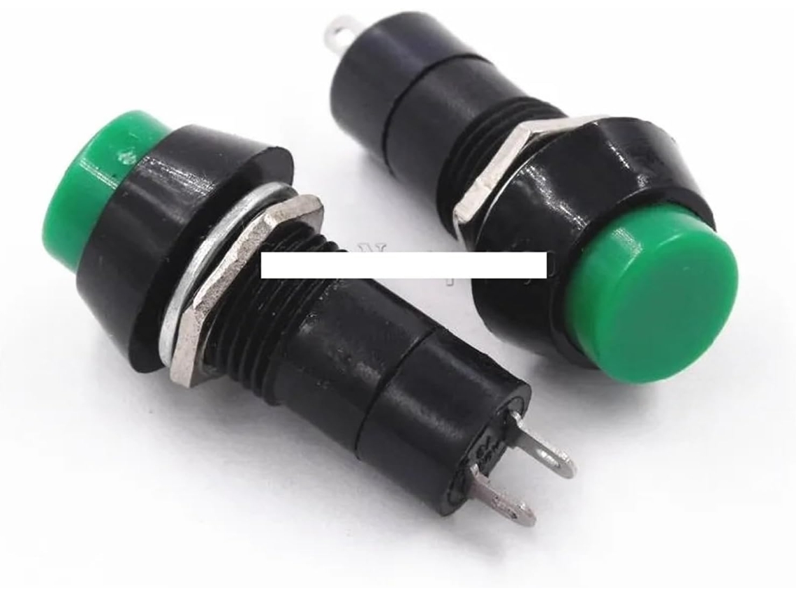10pbs 11b Interruptores De Reinicialização Normalmente Abertos, Sem Trava, Desligado Ligado, 250v Ca, 1a, Botão De
