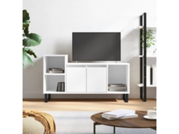 Vidaxl Móvel P/ Tv 100x35x55 Cm Madeira Processada Branco