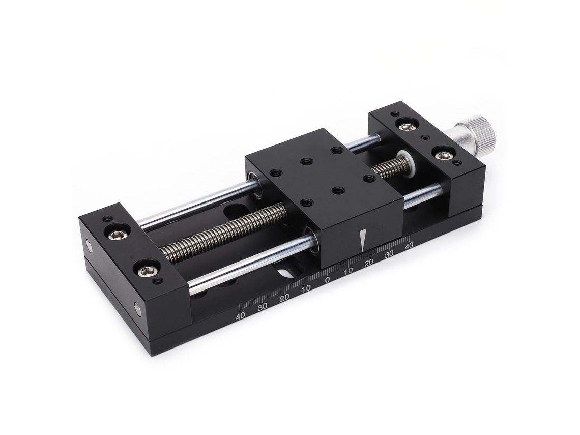 Plataforma Linear X-axis Laxiscreed Com Ajuste Manual Em Liga De Alumínio Para Máxima Precisão