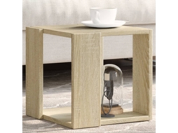 Mesa De Centro 32x32x30 Cm Derivados De Madeira Carvalho Sonoma Lovely Home