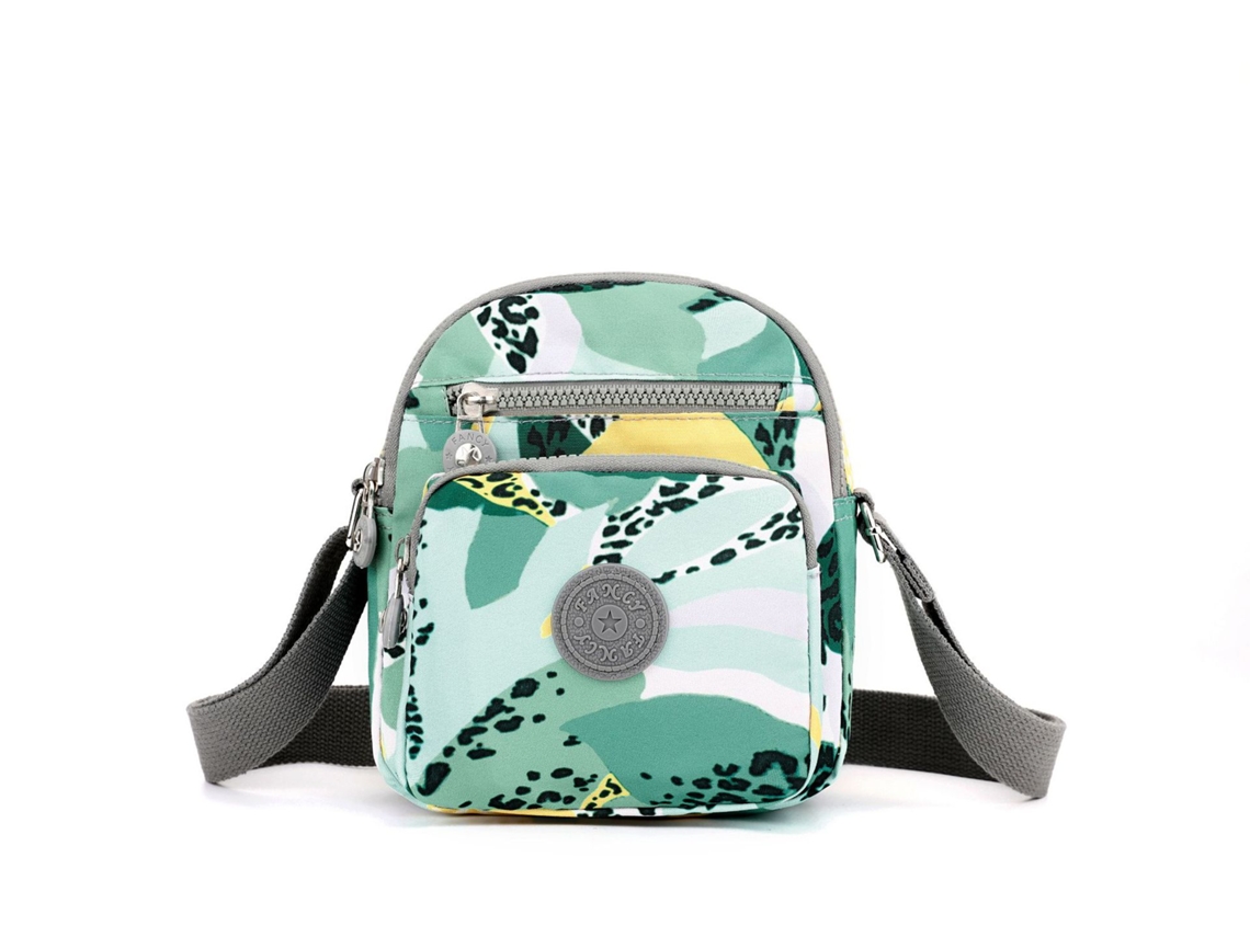 (verde) Bolsa Transversal Elegante, Ajustável, Casual E Moderna, Em Nylon.