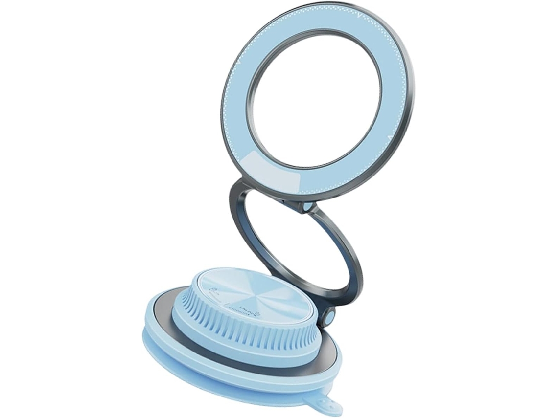Suporte Magnético Flexível para Celular Veicular, Feito de Liga Metálica Macia com Rotação de 360 Graus. SFUSHOS