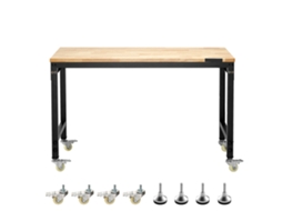 Bancada De Trabalho Succebuy 1220x610x711-1003 Mm Altura Ajustável Para Oficina/garagem