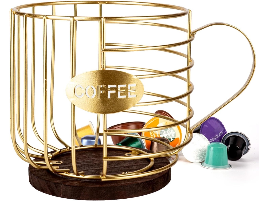 Cesto Para Cápsulas De Café, Porta-cápsulas Armazenamento Armazenar E Para Máquina De Café Com Design Reutilizável E Fácil Limpeza