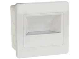 Led de Parede Quadrada Branca Mancha com Detector de Microondas de 2W Eq. 16W 4200K Dim. 86X86Mm HOROZ ELECTRIC