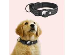 Colar para Cães com Detector de Gás, Colar Refletor, para Cães Grandes, com Clipe para Detector de Gás e Acessórios * ZYBLSSBB (escuro, L)