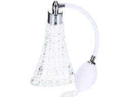 Frasco De Perfume De Vidro Recarregável De 70ml Com Spray, Design Retrô.