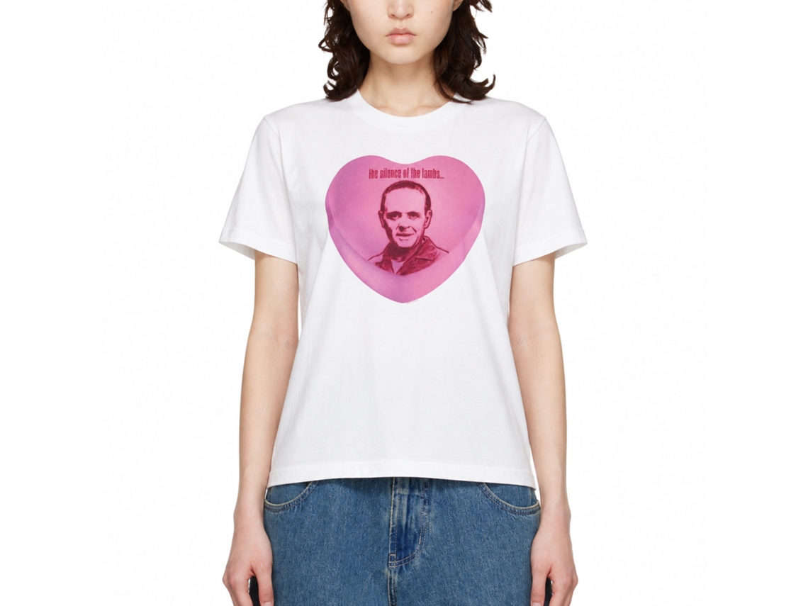 Rockinstone Silence Of The Lambs Sol Candy Heart White T-shirt Size:xl