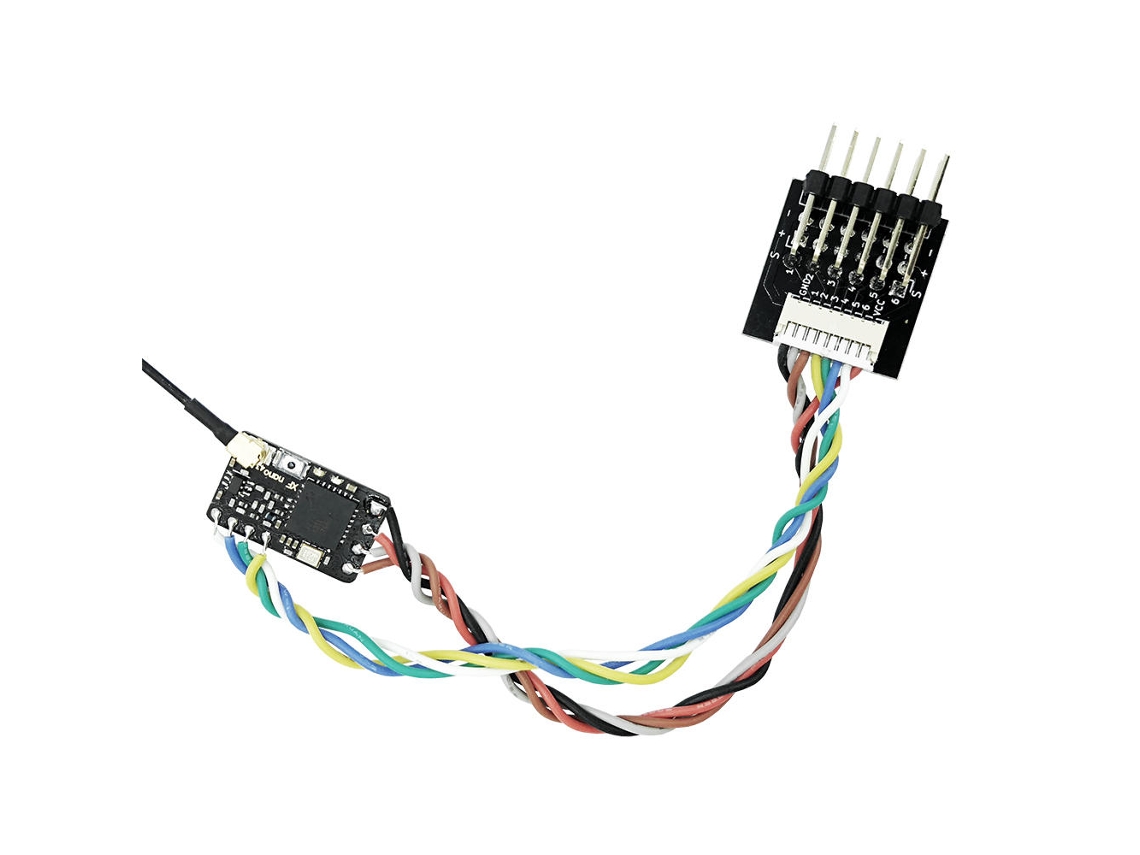 Adaptador de Receptor com Suporte para Saída de Sinal Pwm para Receptores Tbs Crossfire Nano Rx e Frsky R9 Slim+. MDUG