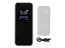 Mali telefone Móvel Portátil Mini Infantil com Cartazes Duas Chips 32mb+32mb Bateria 2600mah Azul