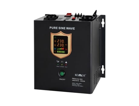 Inversor solar de parede Kemot Prosolar 800 (12v 230v 800va/500w)
