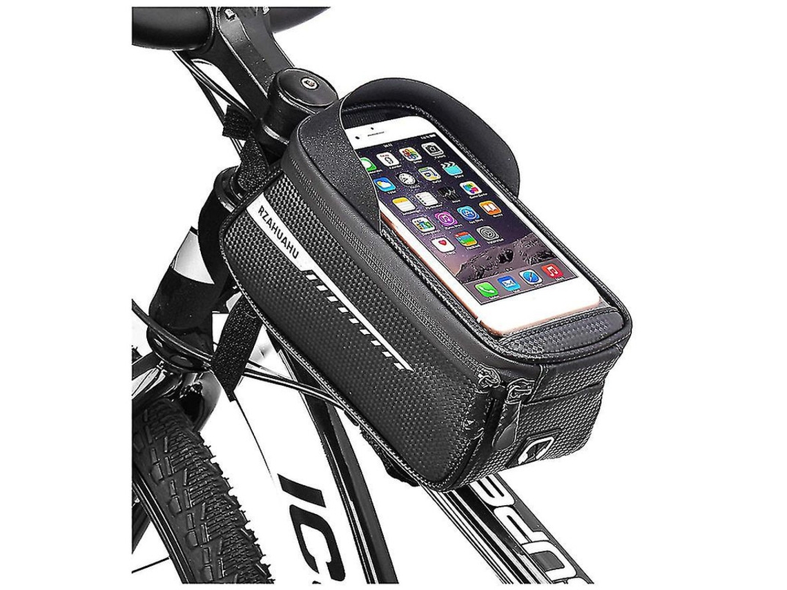 Bolsa Bicicleta 6,5 Ipx8 Orificio Fone Preta Yizhood
