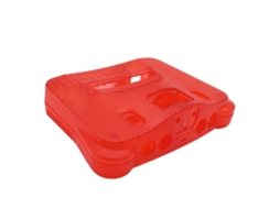 Capa Protetora de Substituição Adequada para o Console de Videogame Retrô N64. Durável e Fácil de Instalar. Cor Rosa. GOKOCO