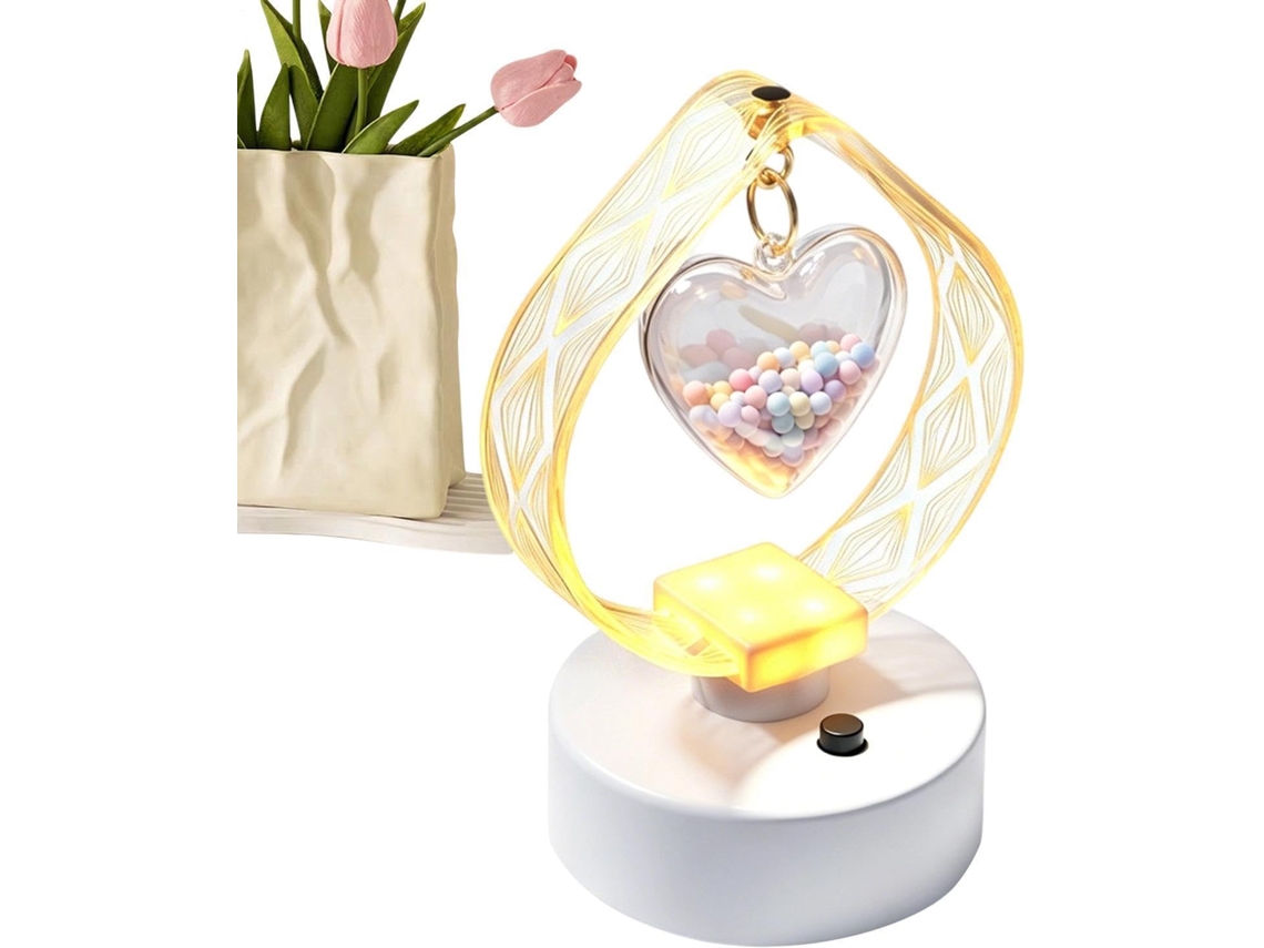 Luminária Noturna Pequena De Acrílico Para Quarto Bebê, Funciona A Bateria