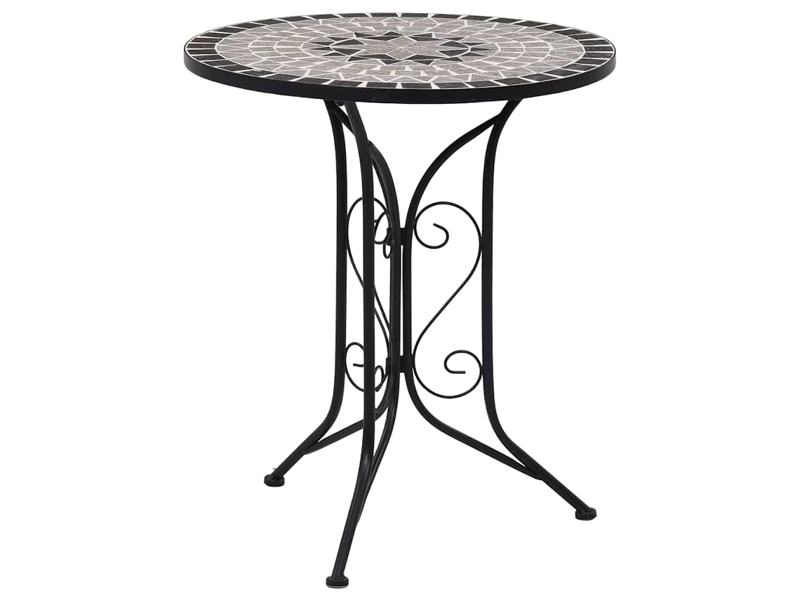 Table, Tables Vidaxl Cinzeto Cerâmica (60 Cm)
