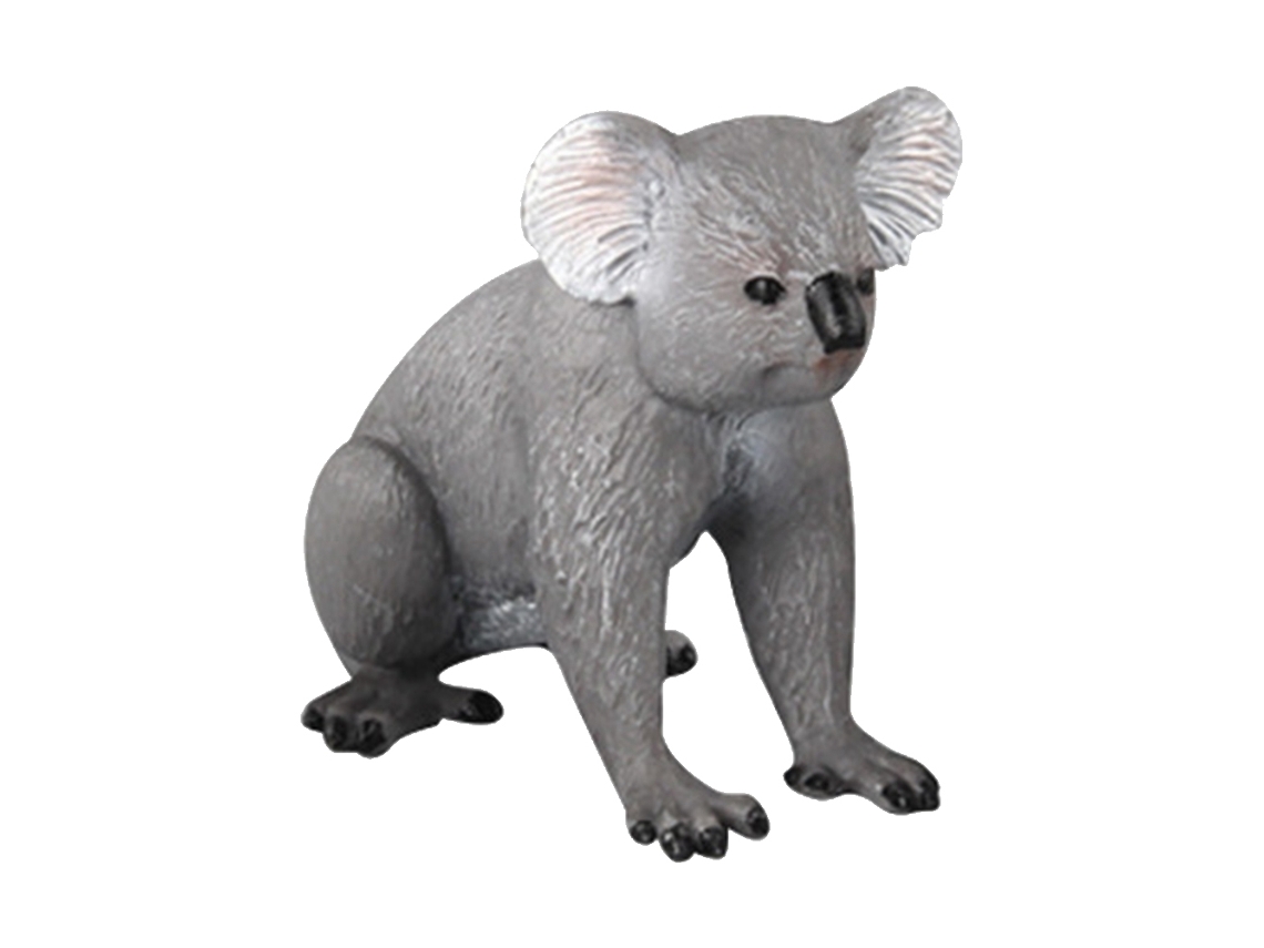 Mali brinquedo Modelo Estátua Animal Coala Sentado Plástico Simulado Lifelike Infantil