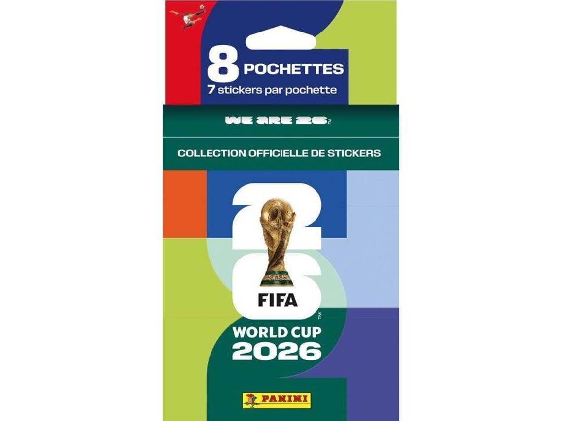 Blister - Panini - Copa Do Mundo Da Fifa 26tm - 8 Pacotes De 7 Adesivos