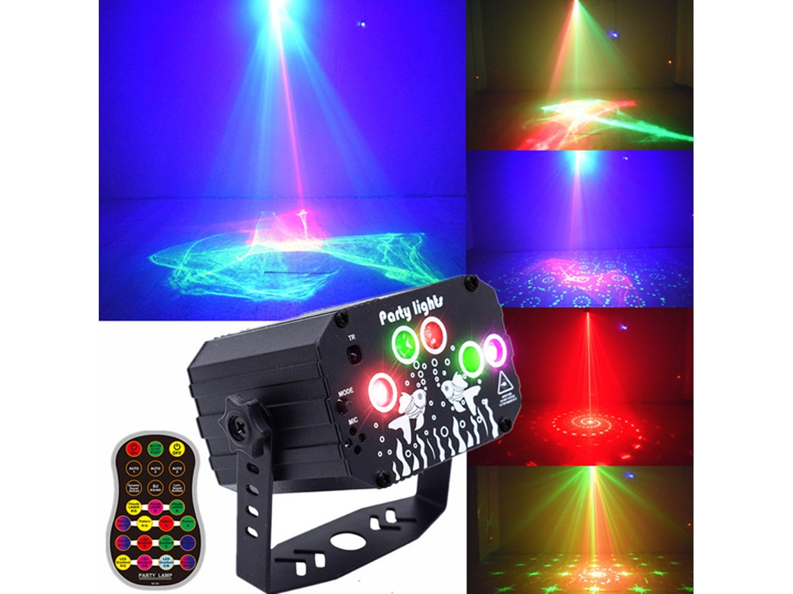Luzes Para Festa De Dj Laser De Palco - Efeito De Aurora Boreal Som Rgb