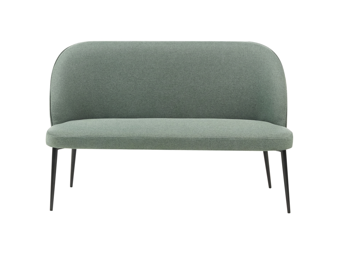 Sofá de 2 Lugares BELIANI Osby de Tecido Verde Claro 130x49x85