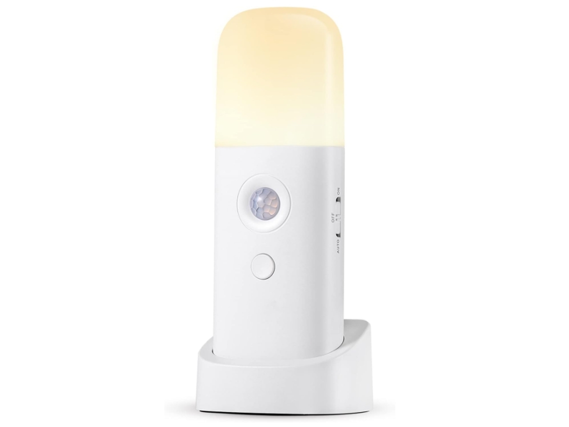 Lurelia, Luz Noturna Led, Sensor Pir, Recarregável Usb, Magnética, Regulável, 5 Níveis, Quarto