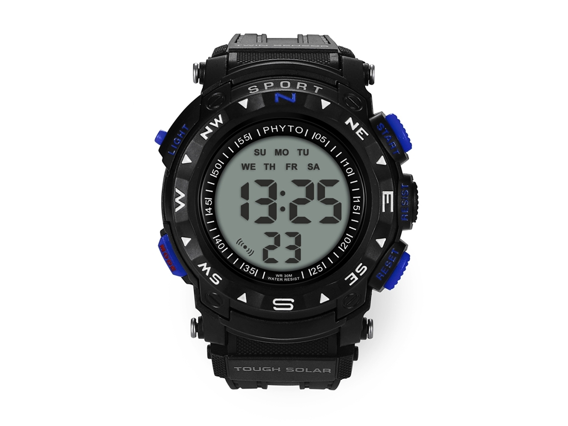 Reloj Deportivo Electrónico Hombre Casual Al Aire Libre Pantalla Digital Regalo Azul