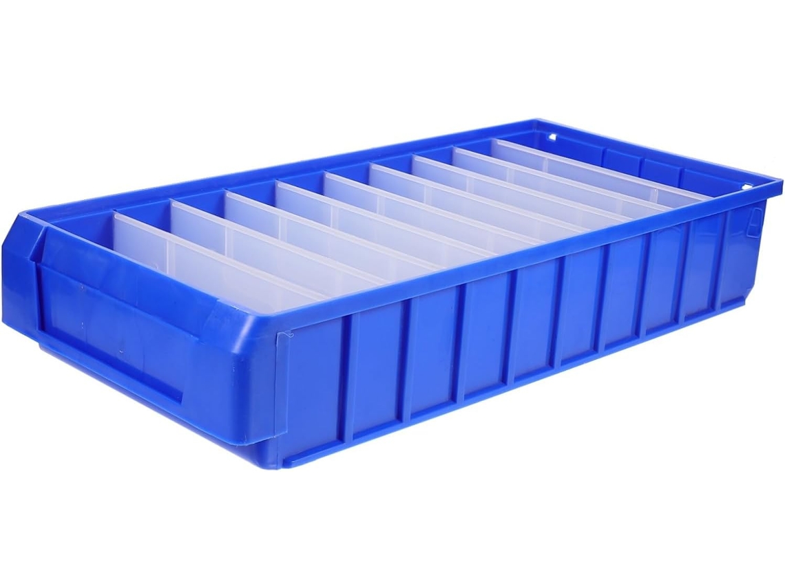 Caixa Organizadora Portátil Azul de Polietileno para Parafusos Resistente a Danos. SFUSHOS