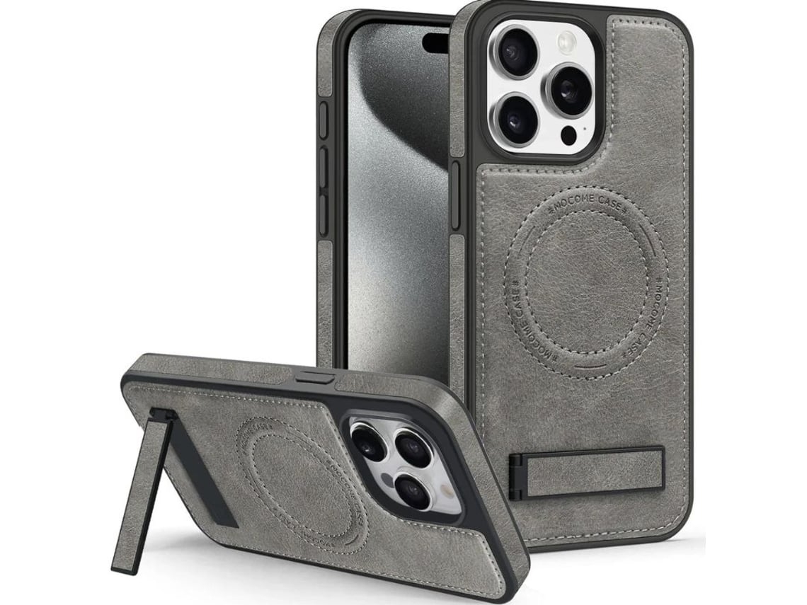 Capa Magsafe para VEANXIN Pele Cinzento