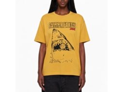 Rockinstone Jaws Movie Jawbreaker Solid Ginger Adult T-shirt Size:l