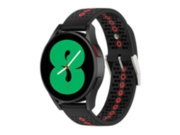 Pulseira De Silicone Respirável Bicolor De 41 Mm Para Samsung Galaxy Watch 3