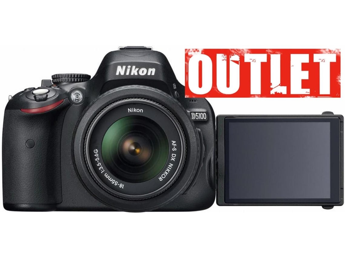 Máquina fotográfica Reflex NIKON D5100 AF-S DX 18-55MM G VR