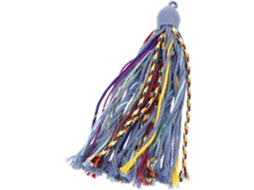 Chaveiro Boêmio Com Borla De Algodão, Pingente Decorativo Trançado