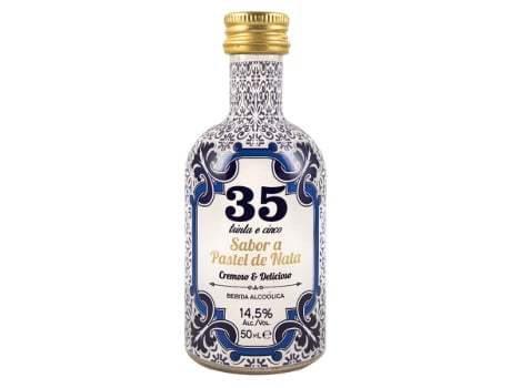 Licor 35 - Sabor a Pastel de Nata Minitura 50ml