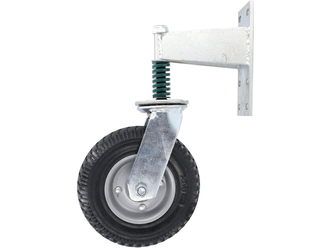 Roda Auxiliar Para Portão De Metal De 8 Polegadas, Capacidade De 600 Lb.