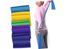 Faixa Elástica De Resistência Para Yoga 1, 5m, E Exercícios Em Casa Pilates, Cor Aleatória
