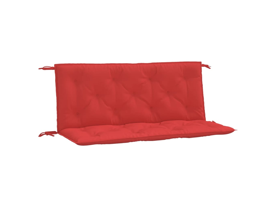 Garden Bench Cushion, Garden Bench Cushions Vidaxl Vermelho Tecido (120 X 50 X 7 Cm)