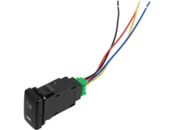 Kit de reparo para interruptor de farol de neblina de 4 pinos compatível com automóveis.