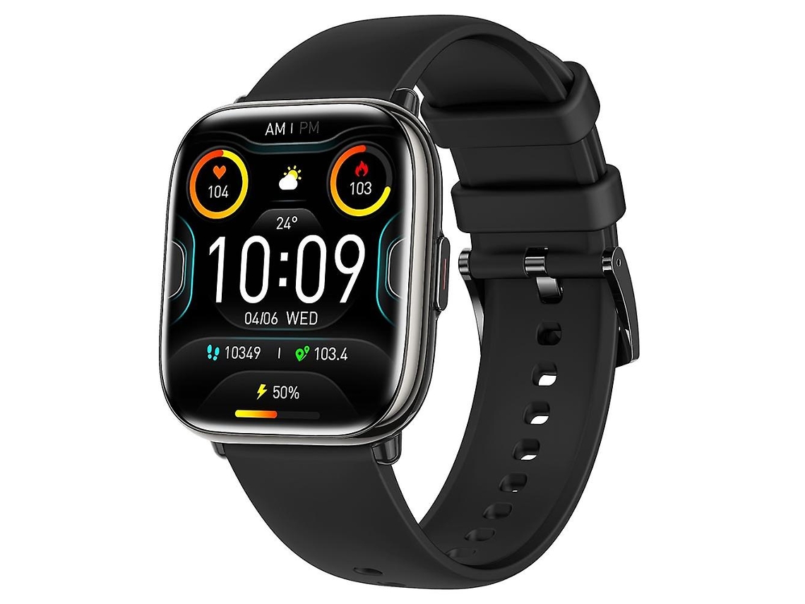 Relógio inteligente HD12 com tela AMOLED de 1,75 polegadas, chamadas Bluetooth e Bluetooth para bicicleta elétrica Pink