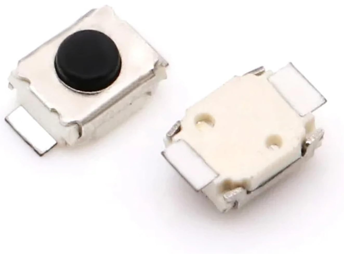 10 Unidades Ly A03-10 Ts A001a Interruptor De Toque 2 Pinos 160g Tartaruga Pequena 2*3*1, 5h Suporte Sem Coluna