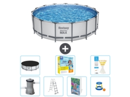 Bestway Piscina Bestway Steel Pro Max Redonda - 488x122 Cm - 8-peças S529
